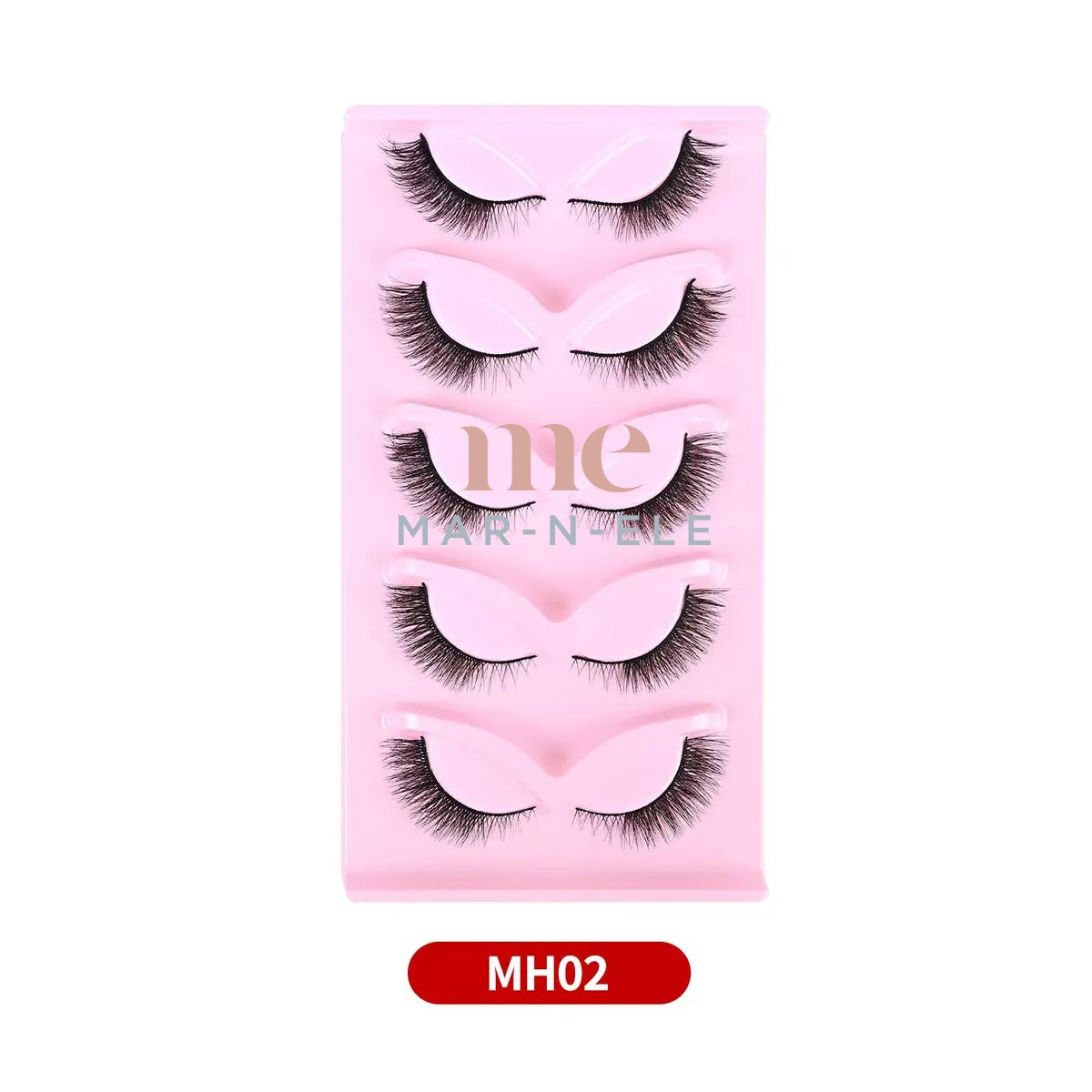 Glam Me! Strip Lashes – 5 Pairs (Wispy or Cat-Eye)