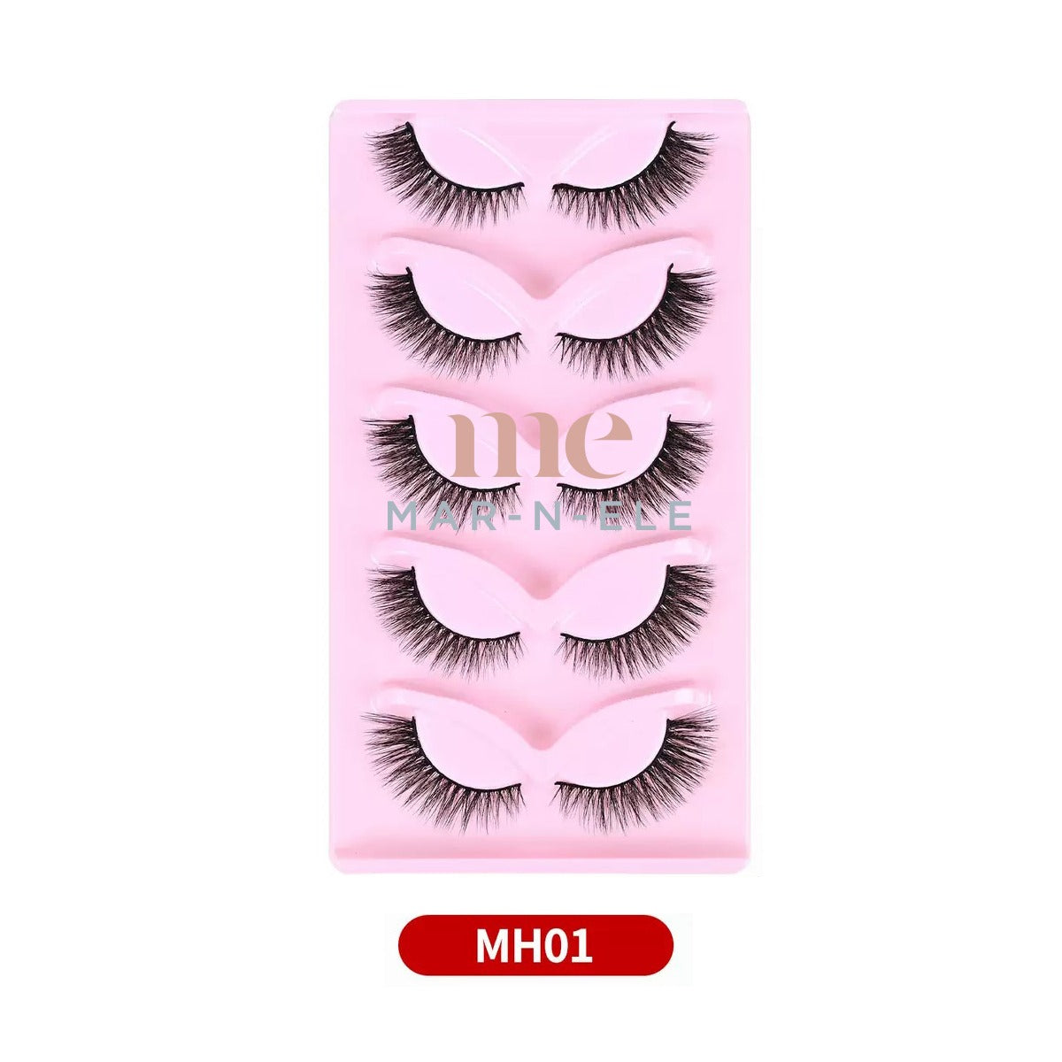 Glam Me! Strip Lashes – 5 Pairs (Wispy or Cat-Eye)