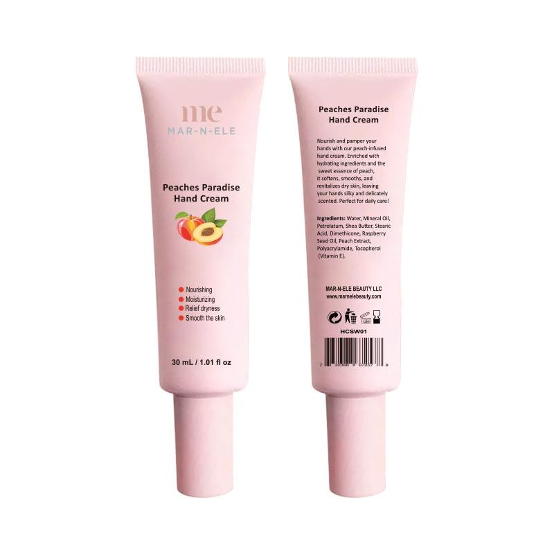 Peaches Paradise Hand Cream – Hydrating & Velvety Soft (30 mL)