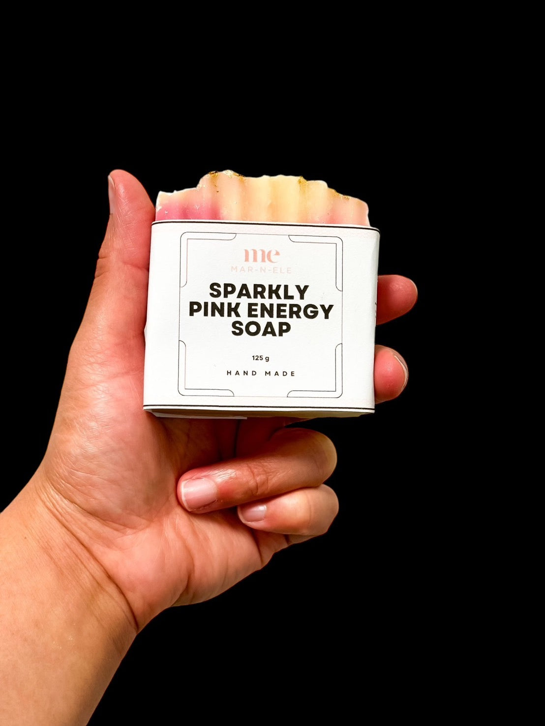 MAR-N-ELE SPARKLY PINK ENERGY BOTANICAL SOAP