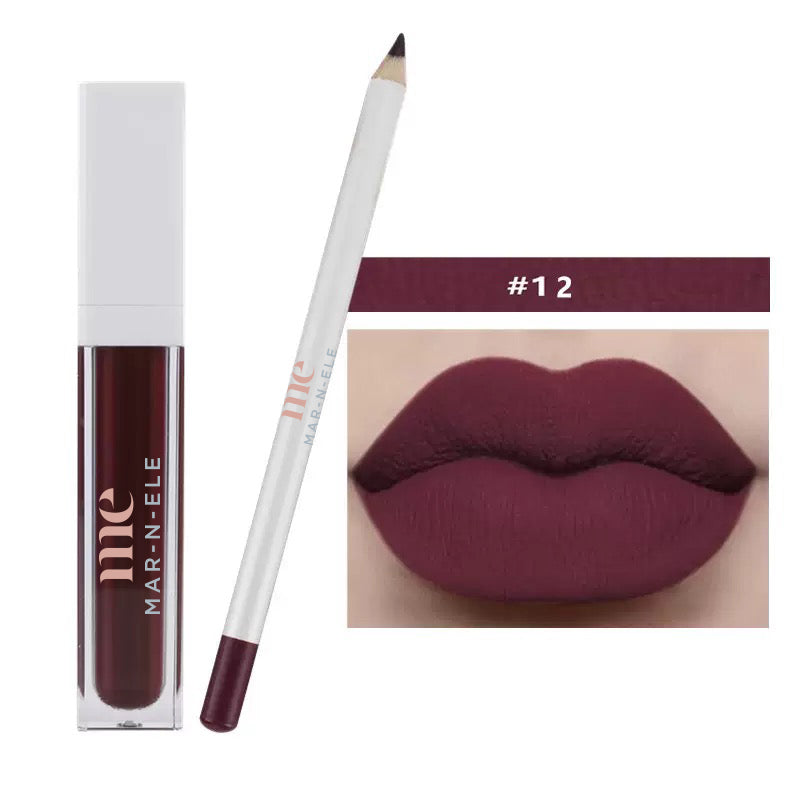 Matte Lip Kit - Liquid Lipstick & Lip Liner