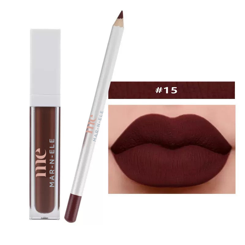 Matte Lip Kit - Liquid Lipstick & Lip Liner