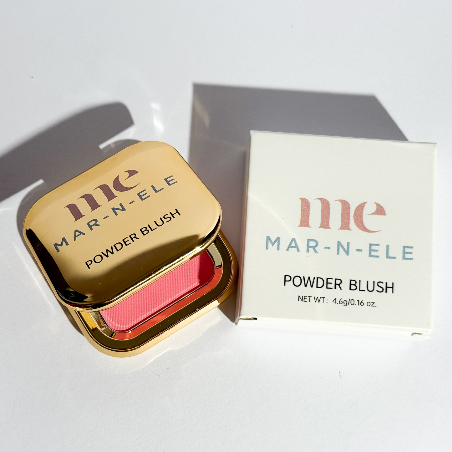MAR-N-ELE Powder Blush – Silky Matte Finish (4 Shades)