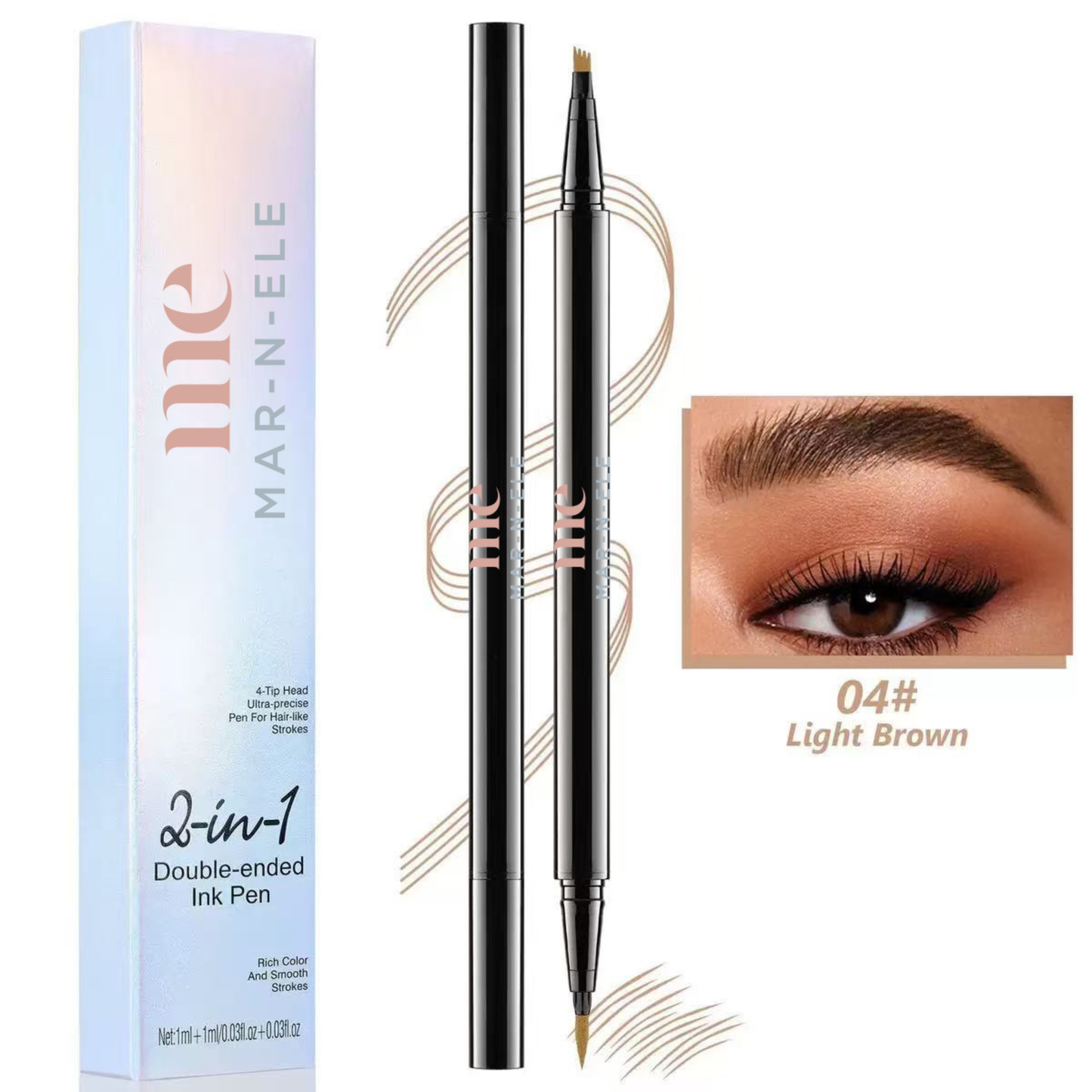 2-in-1 Double-Ended Ink Pen – Precision Liner & Bold Definition