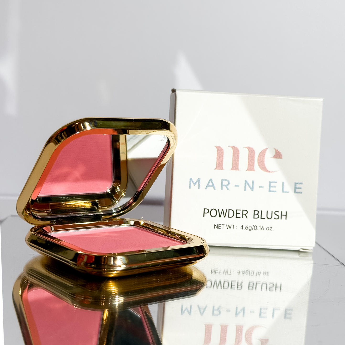 MAR-N-ELE Powder Blush – Silky Matte Finish (4 Shades)