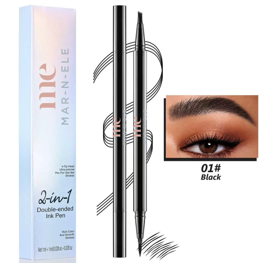 2-in-1 Double-Ended Ink Pen – Precision Liner & Bold Definition