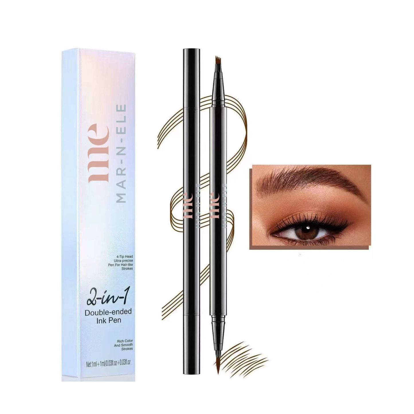 2-in-1 Double-Ended Ink Pen – Precision Liner & Bold Definition