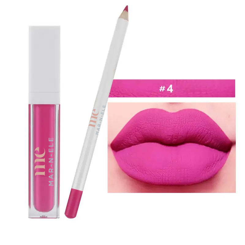 Matte Lip Kit - Liquid Lipstick & Lip Liner