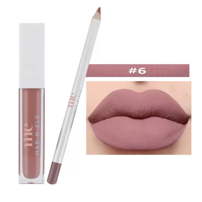 Matte Lip Kit - Liquid Lipstick & Lip Liner