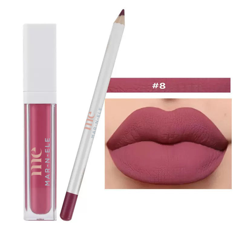 Matte Lip Kit - Liquid Lipstick & Lip Liner