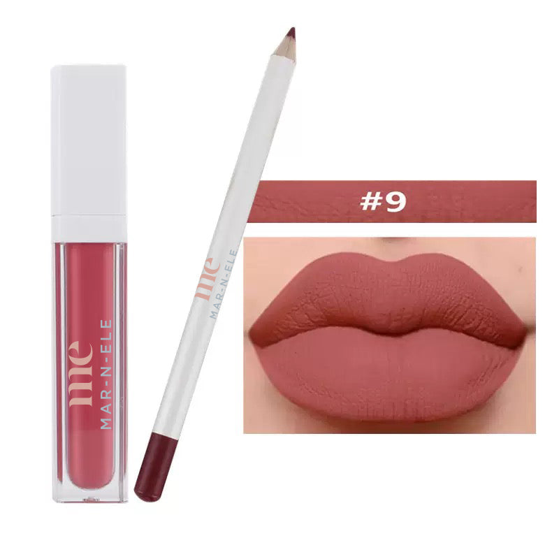 Matte Lip Kit - Liquid Lipstick & Lip Liner