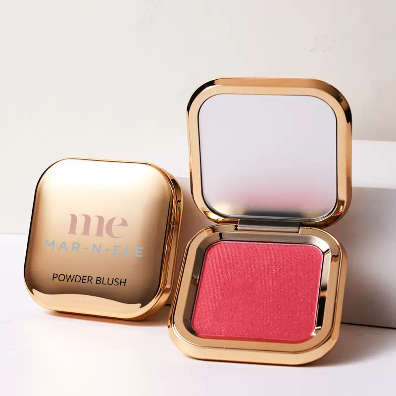 MAR-N-ELE Powder Blush – Silky Matte Finish (4 Shades)