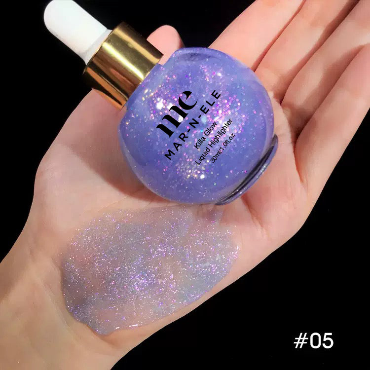 Killa Glow Liquid Highlighter – Face & Body Shimmer (5 Shades)