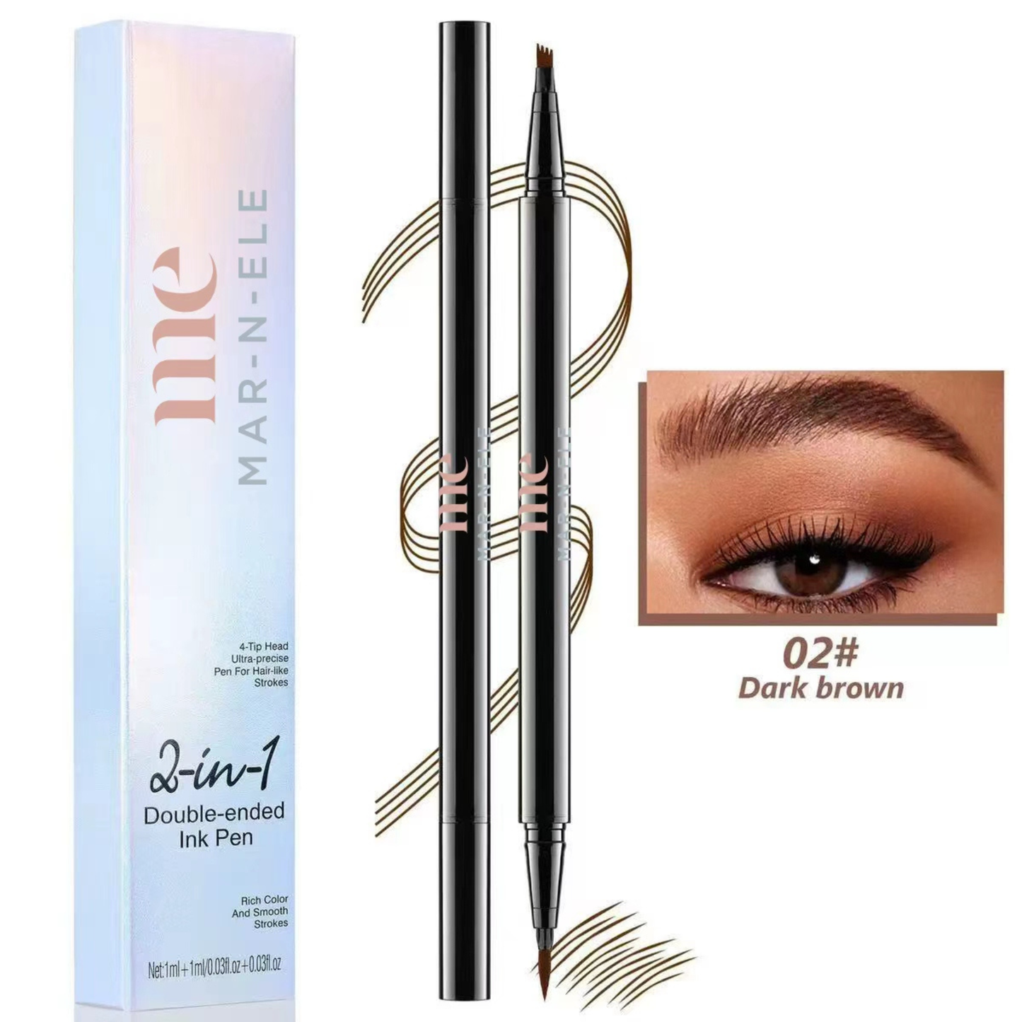 2-in-1 Double-Ended Ink Pen – Precision Liner & Bold Definition