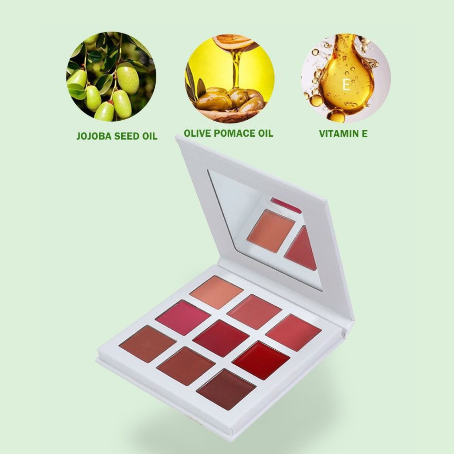 EarthTint Lip Palette  — 9 Buildable Shades