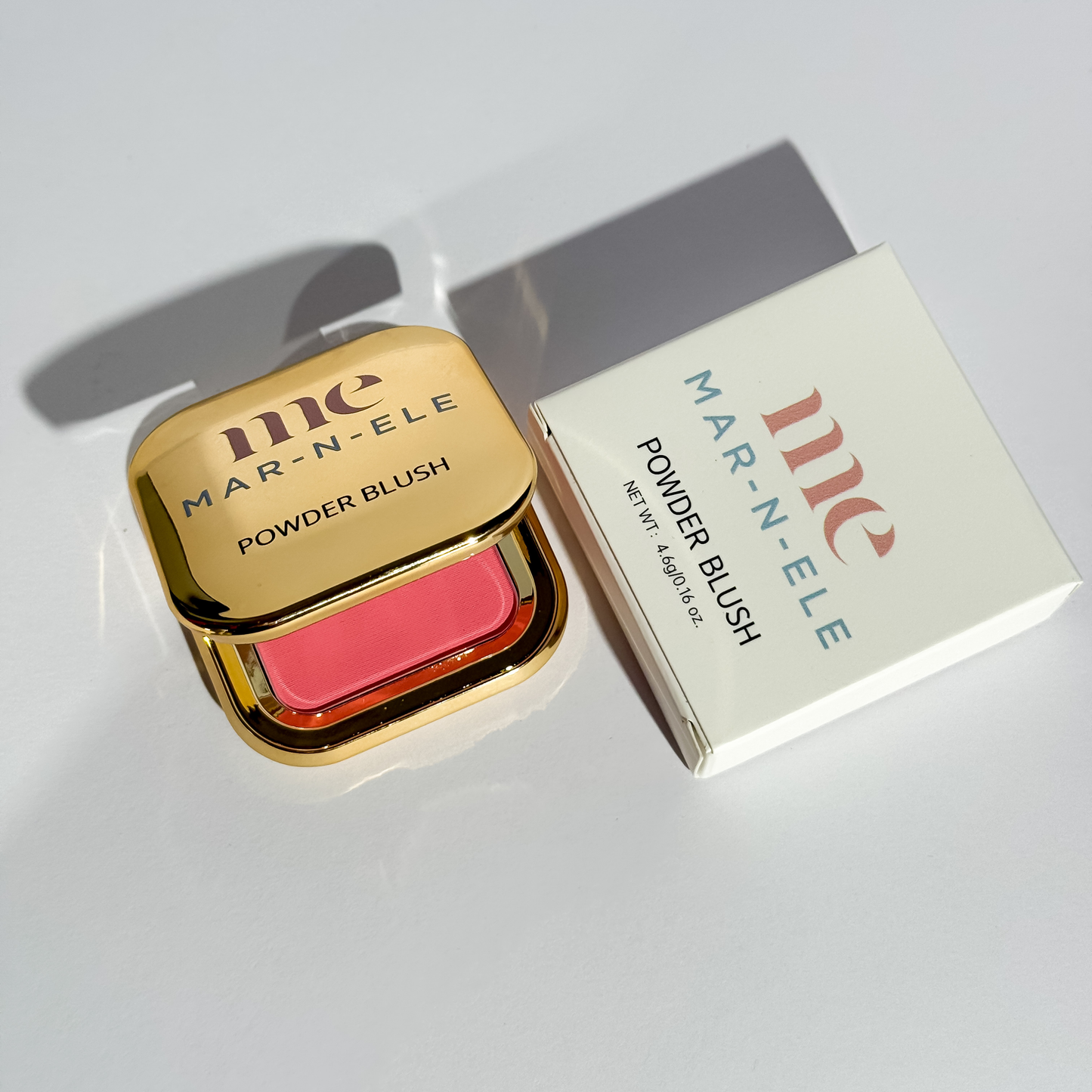 MAR-N-ELE Powder Blush – Silky Matte Finish (4 Shades)