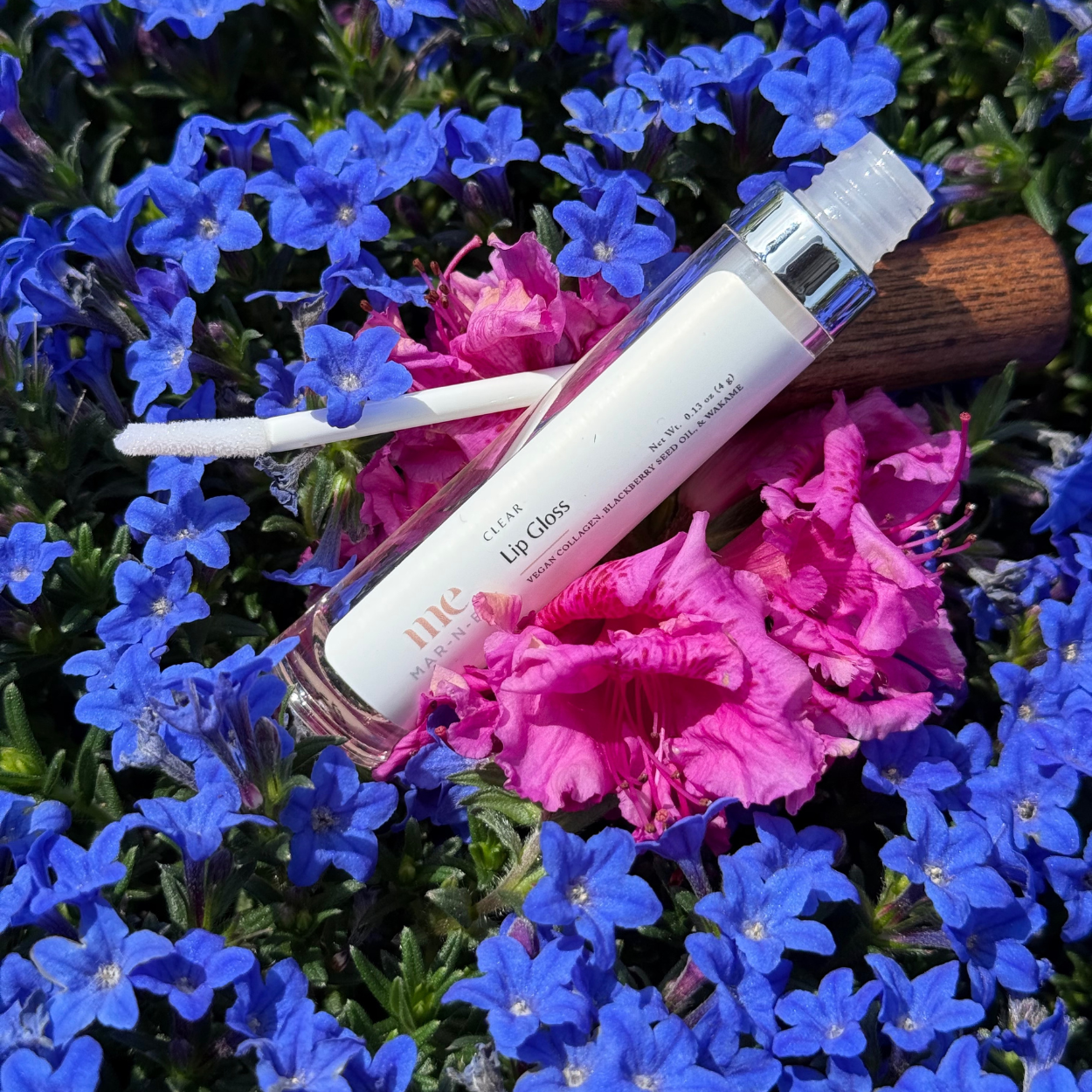 Clear Lip Gloss: Gradual Plumping • Vegan Collagen • Blackberry Seed Oil & Wakame
