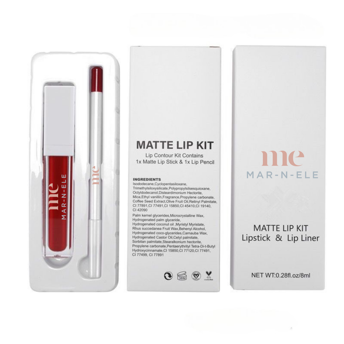 Matte Lip Kit - Liquid Lipstick & Lip Liner